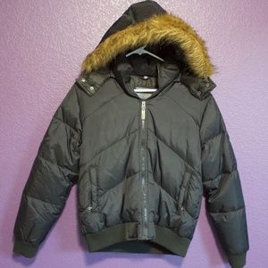 Steve Madden Alternative Down Faux Fur Coat